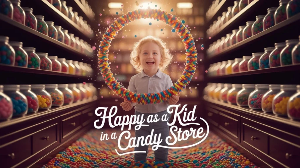 Happy as a Kid in a Candy Store