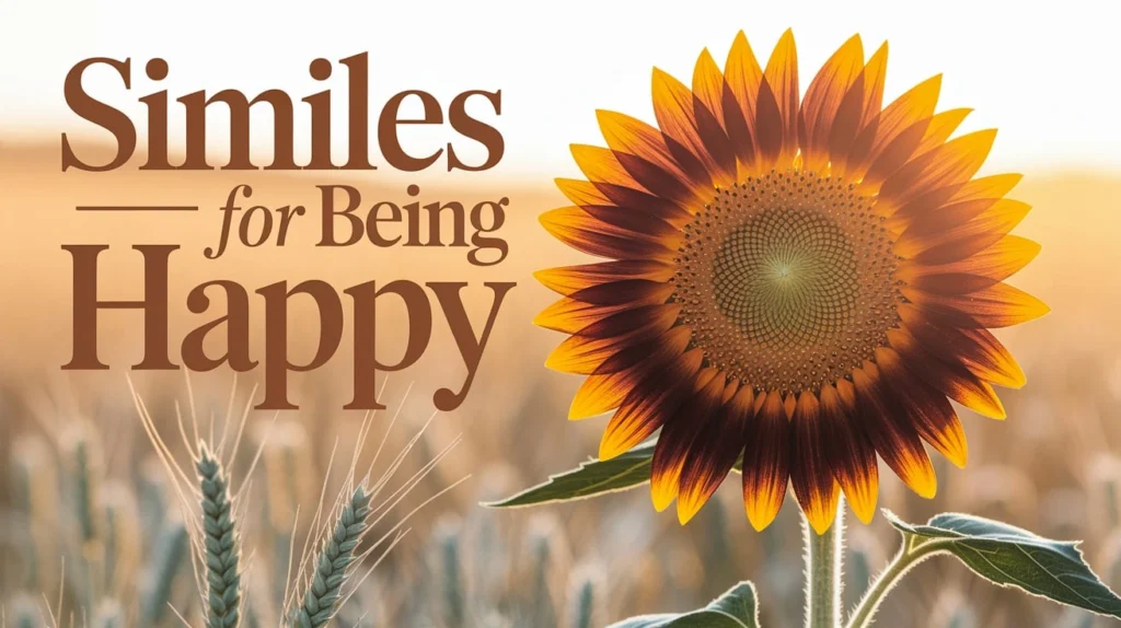 Similes for Being Happy