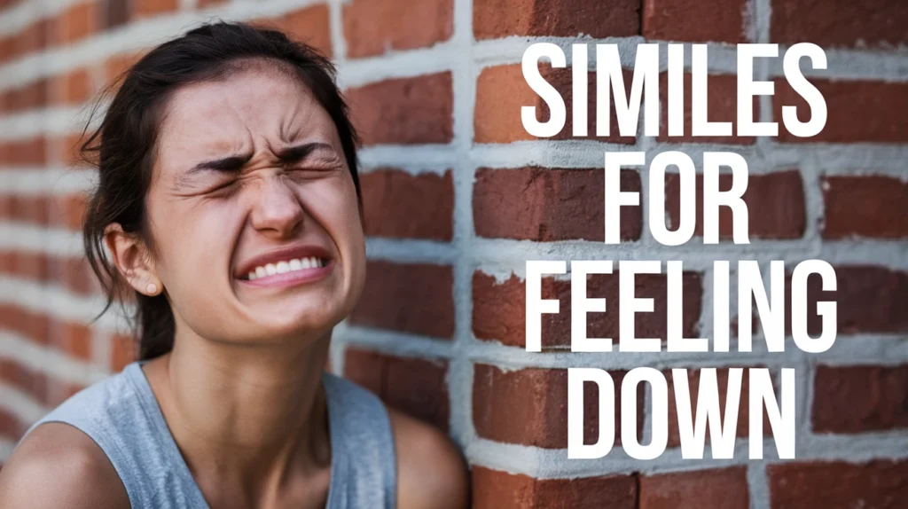 Similes for Feeling Down