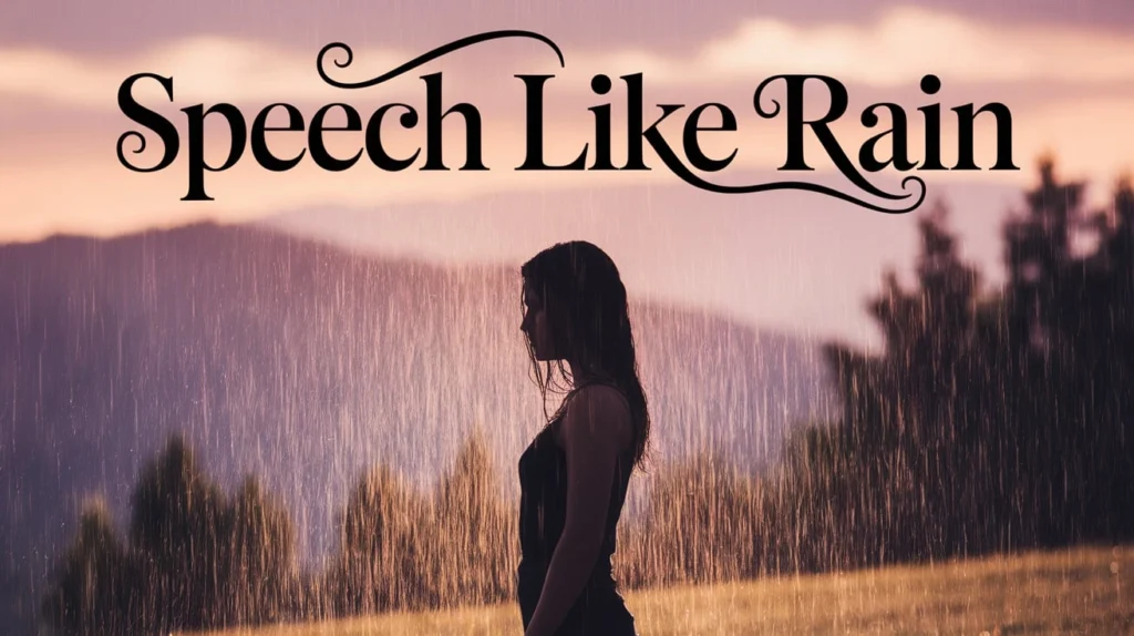 Speech Like Rain