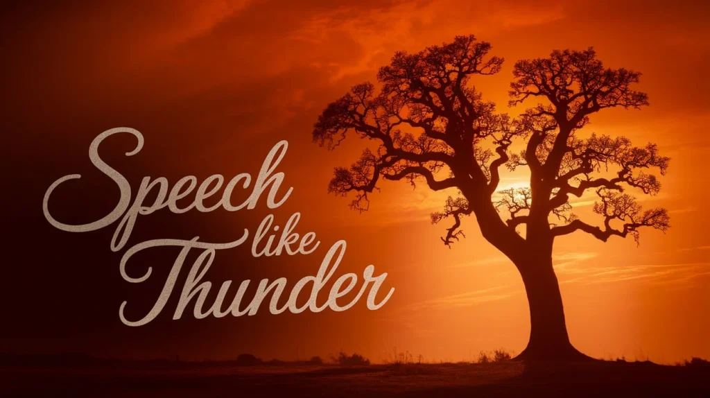 Speech Like Thunder