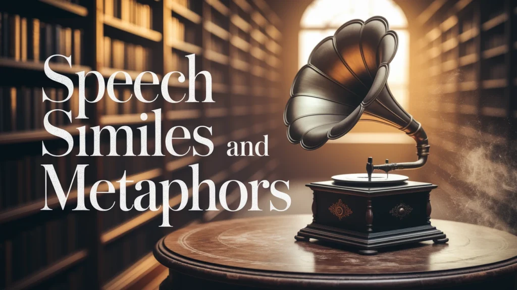 Speech Similes and Metaphors