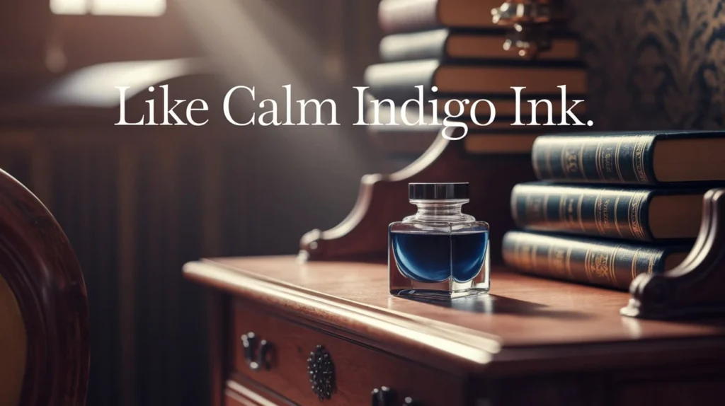 Like calm indigo ink