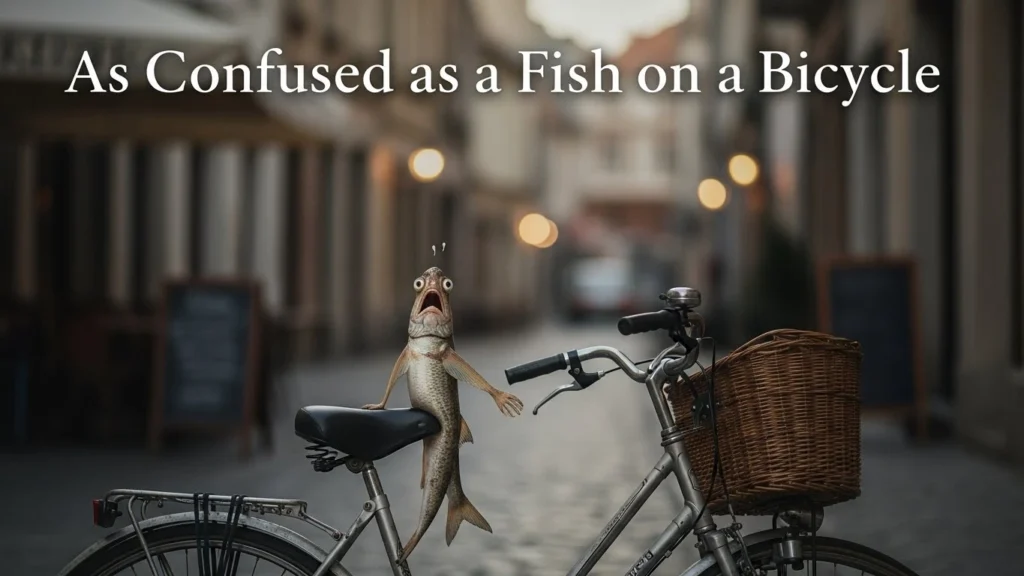 As Confused as a Fish on a Bicycle