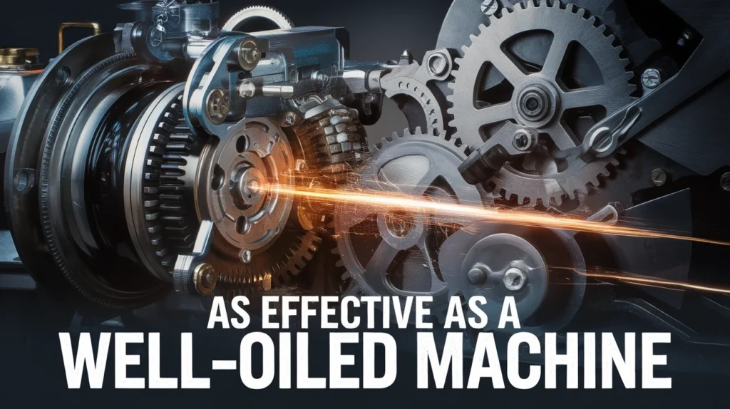 As effective as a well-oiled machine