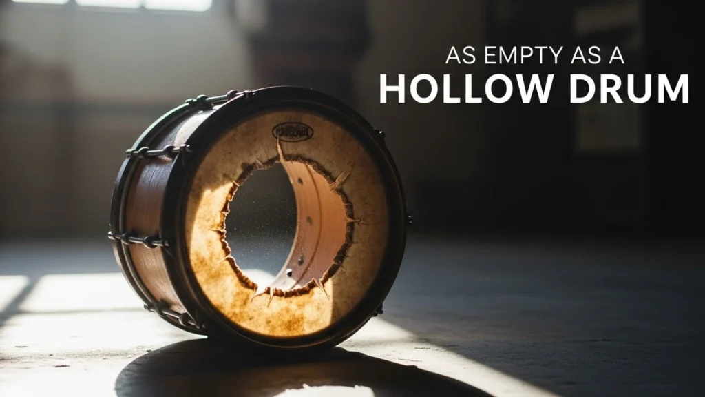 As Empty as a Hollow Drum