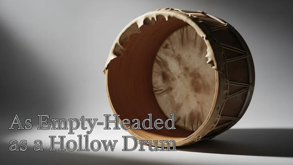 As Empty-Headed as a Hollow Drum