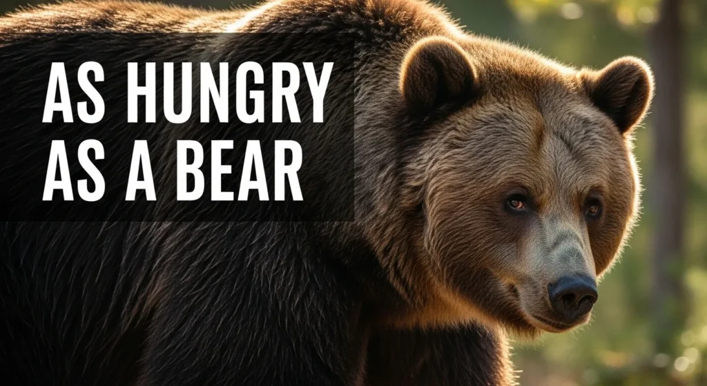 As Hungry as a Bear
