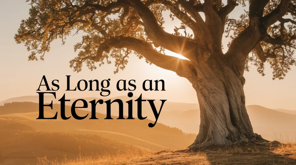 As Long as an Eternity