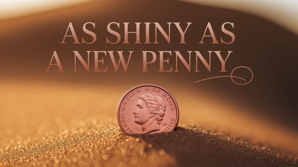 as shiny as a new penny