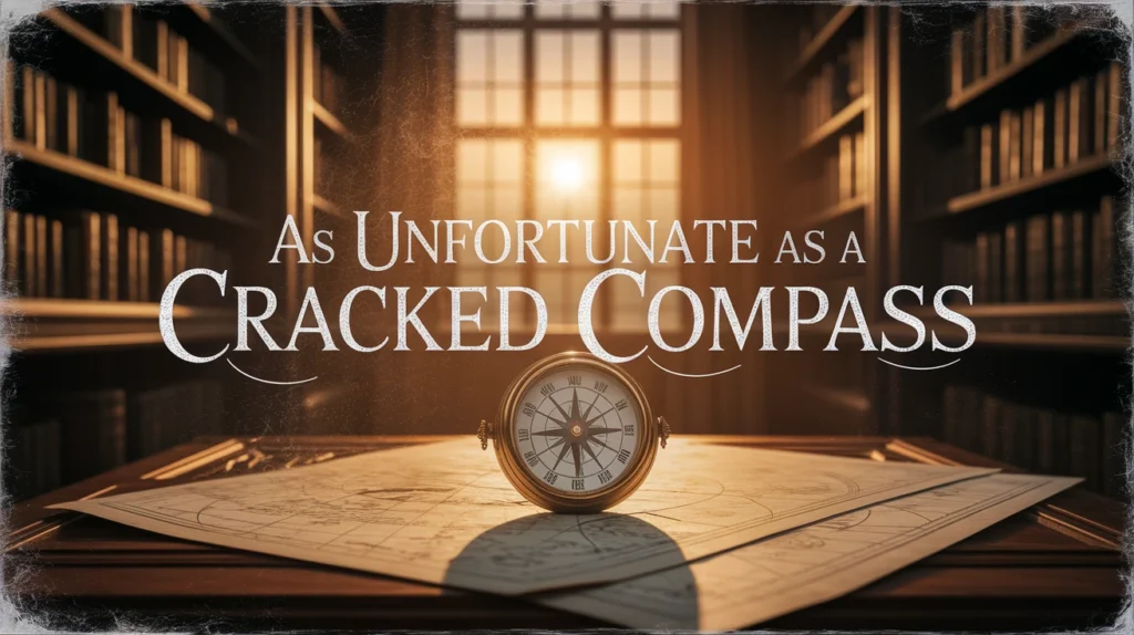 As Unfortunate as a Cracked Compass