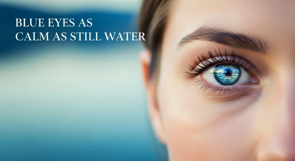 Blue Eyes as Calm as Still Water