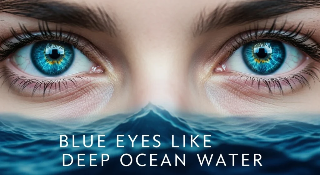 Blue Eyes Like Deep Ocean Water