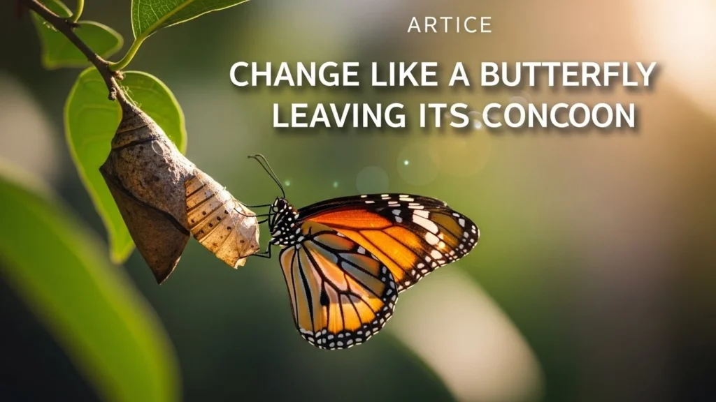 Change Like a Butterfly Leaving Its Cocoon