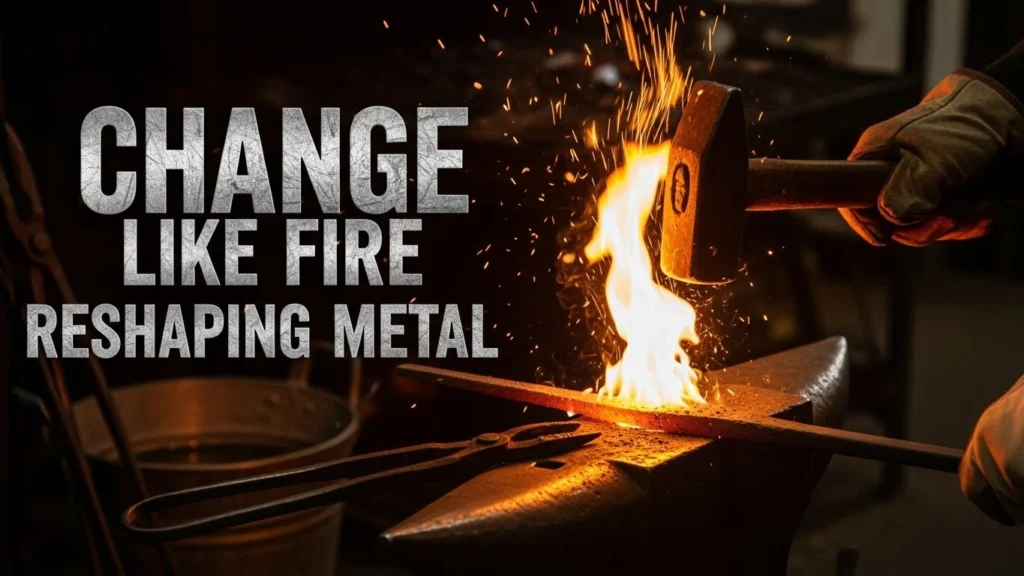 Change Like Fire Reshaping Metal