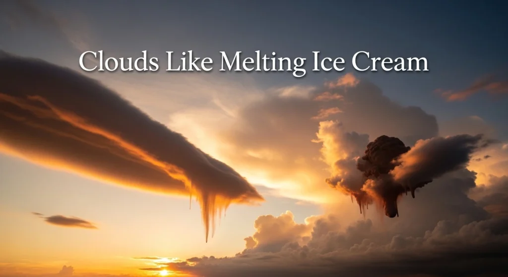 Clouds Like Melting Ice Cream