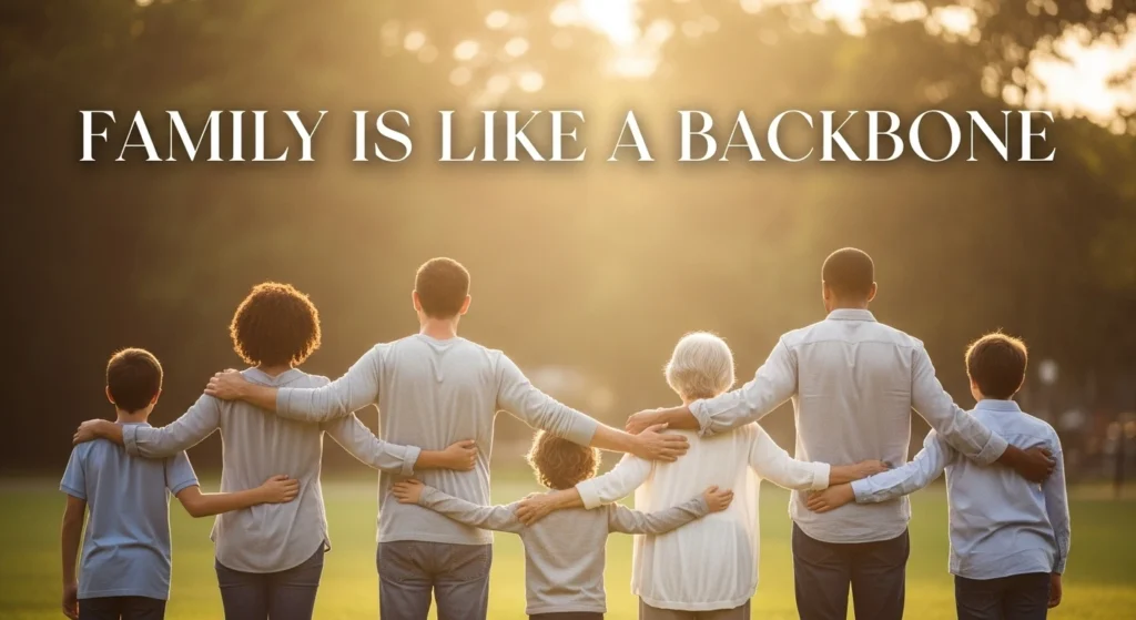 Family Is Like a Backbone
