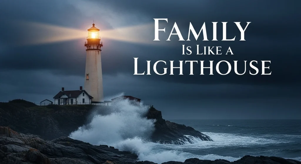 Family Is Like a Lighthouse