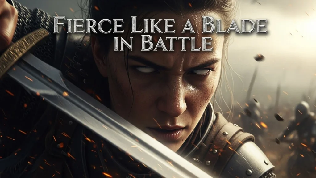 Fierce Like a Blade in Battle