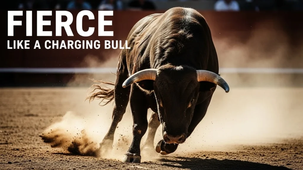 Fierce Like a Charging Bull