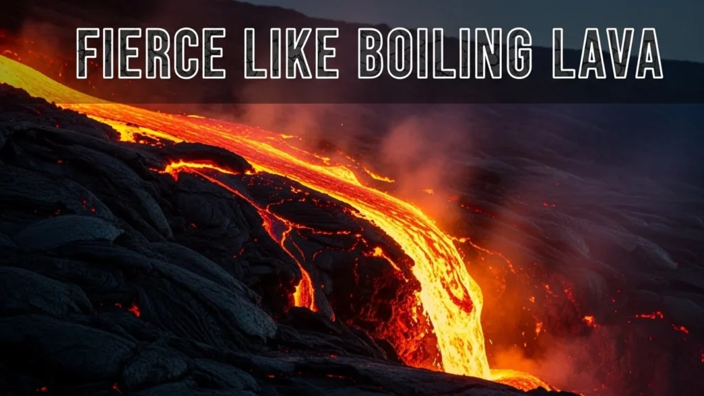 Fierce Like Boiling Lava
