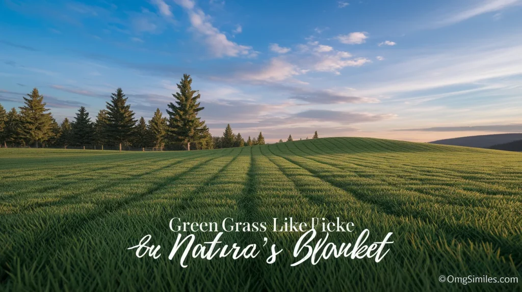 Green Grass Like Nature’s Blanket