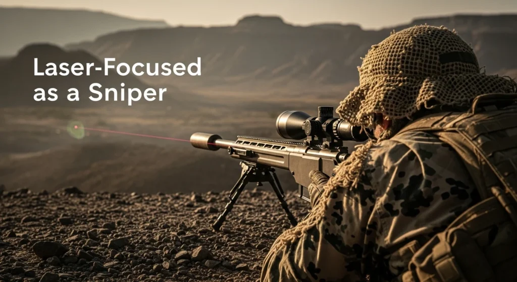 Laser-Focused as a Sniper