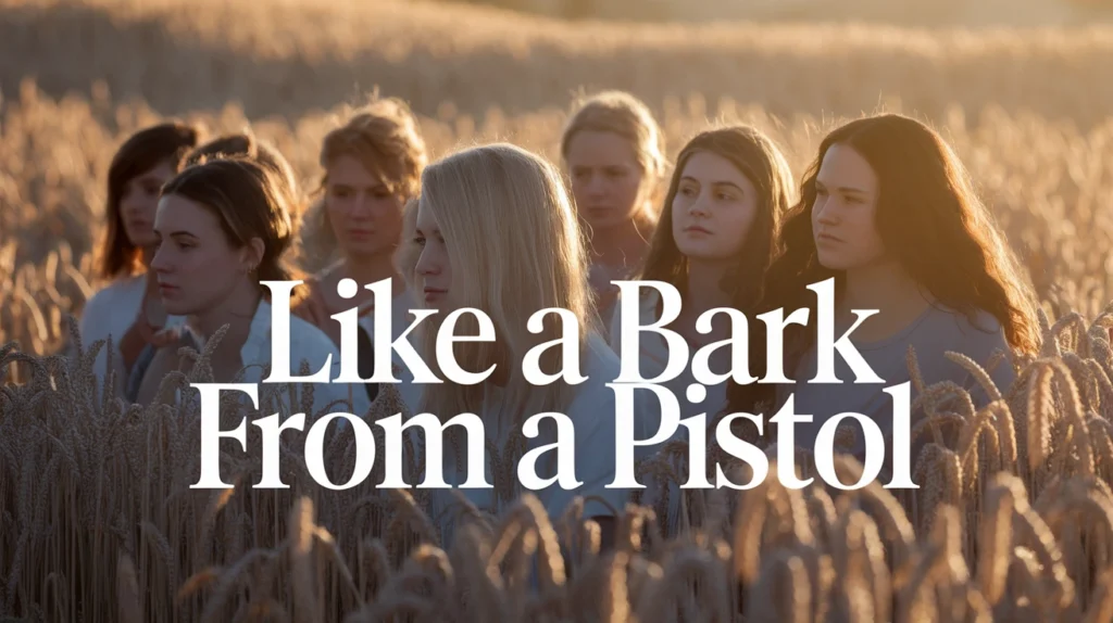 Like A Bark From A Pistol