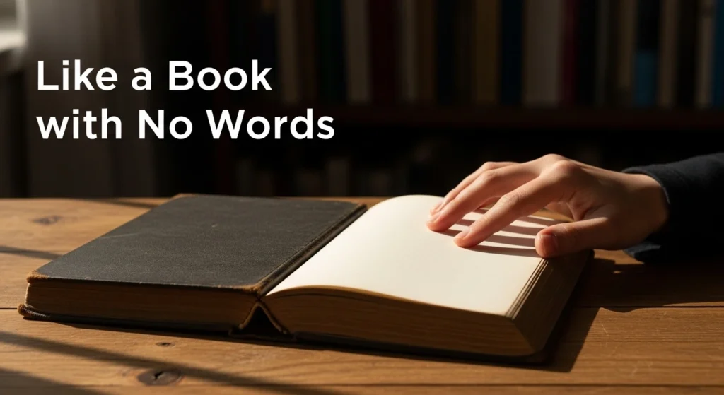 Like a Book with No Words
