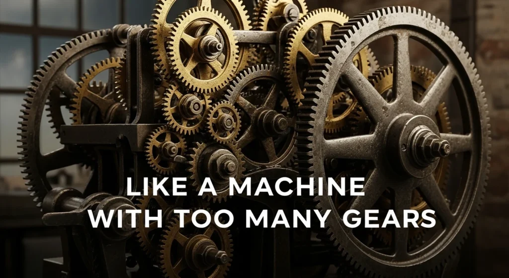 Like a Machine With Too Many Gears