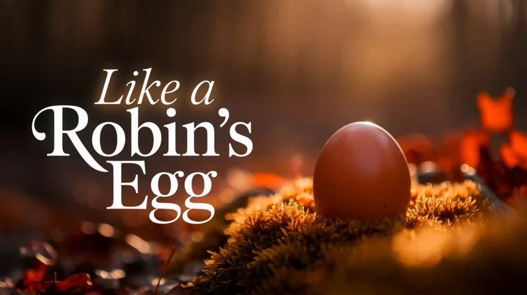 Like a robin’s egg