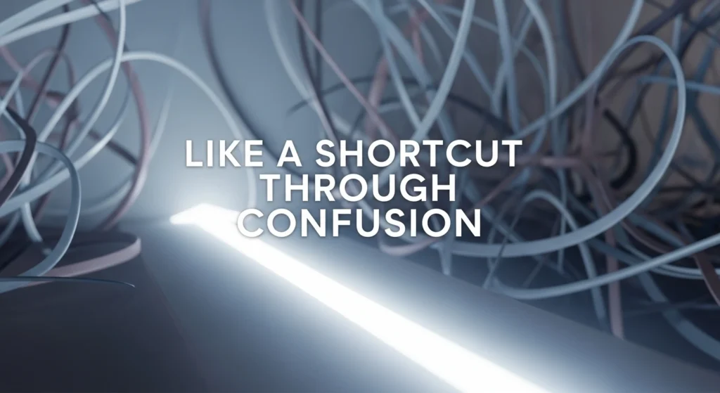 Like a Shortcut Through Confusion