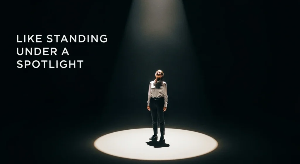 Like Standing Under a Spotlight