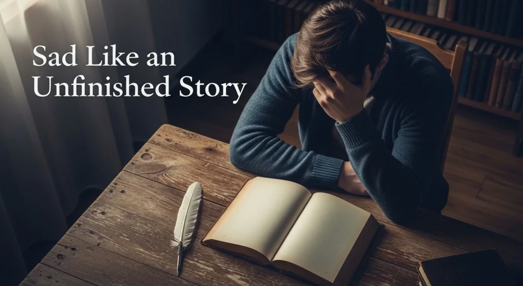 Sad Like an Unfinished Story