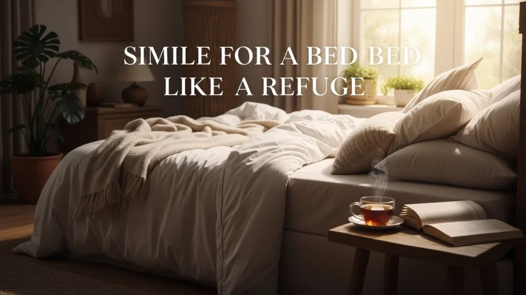 Simile for a Bed Like a Refuge