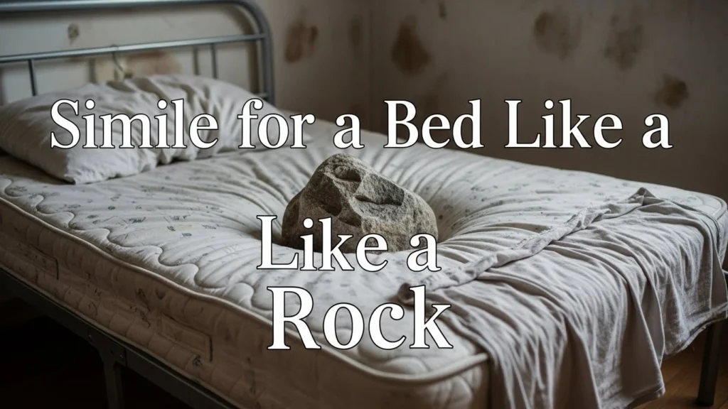 Simile for a Bed Like a Rock