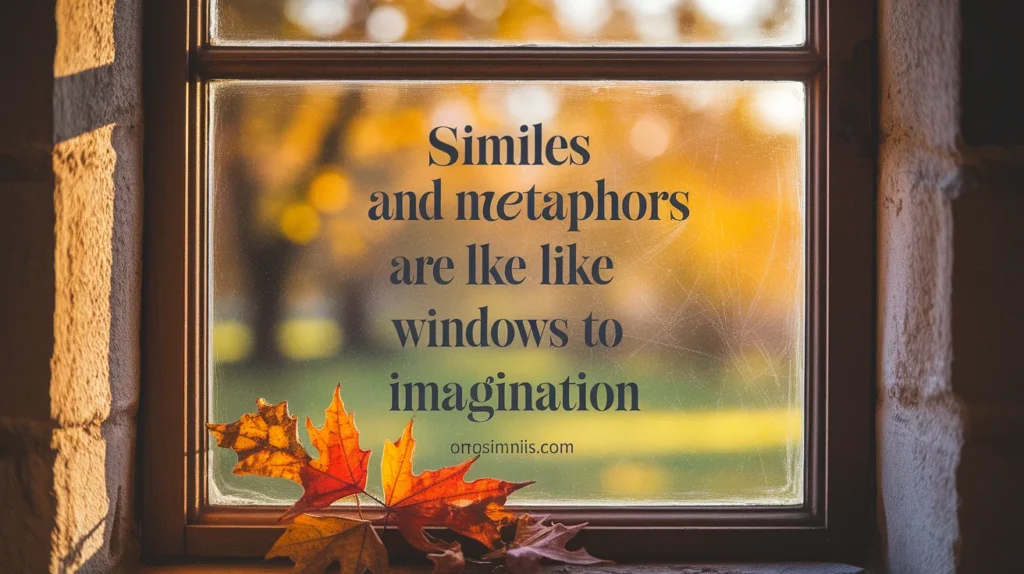 Similes and Metaphors Are Like Windows to Imagination