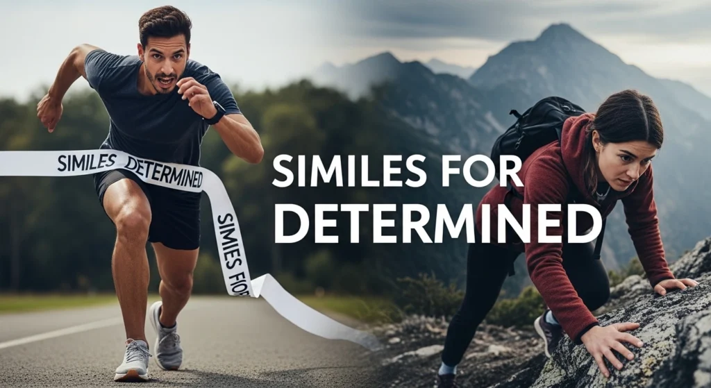 Similes for Determined