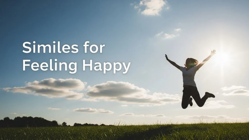 Similes for Feeling Happy