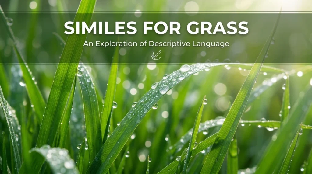 Similes for Grass