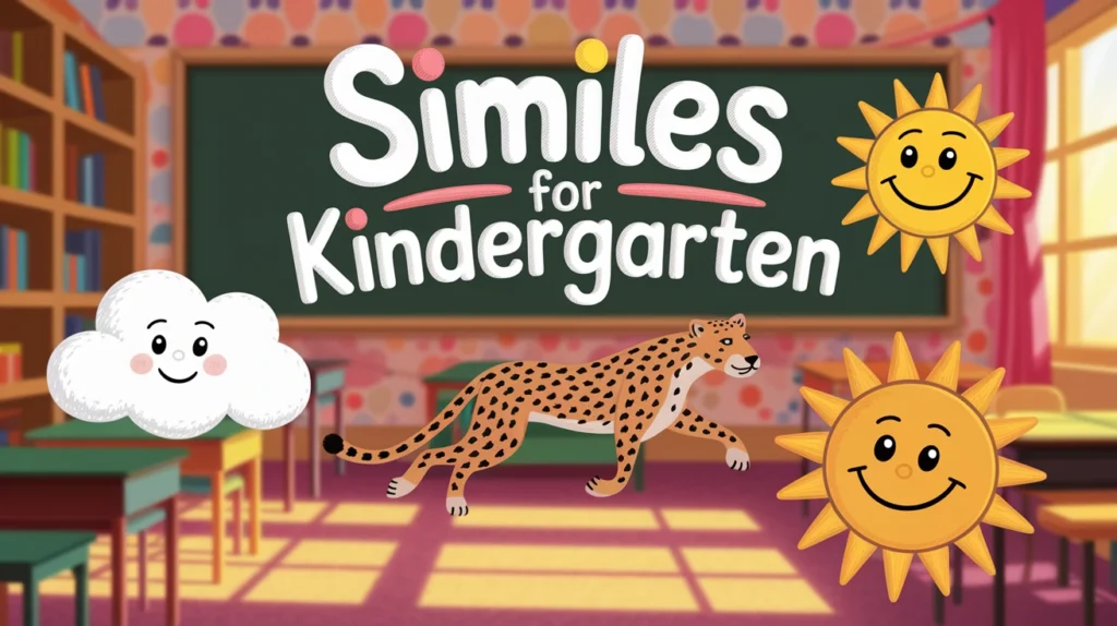 Similes for Kindergarten