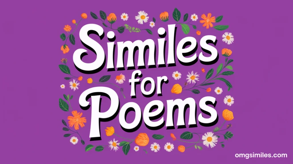 Similes for Poems