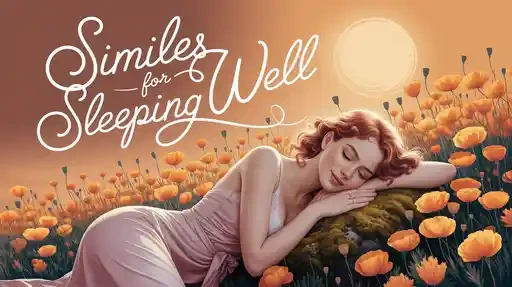 Similes for Sleeping Well
