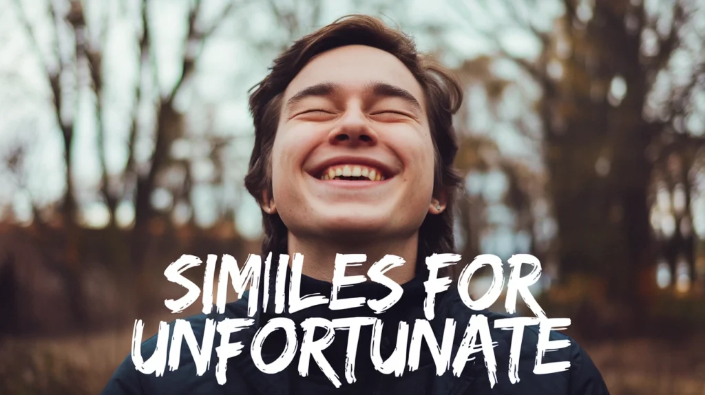 Similes for Unfortunate