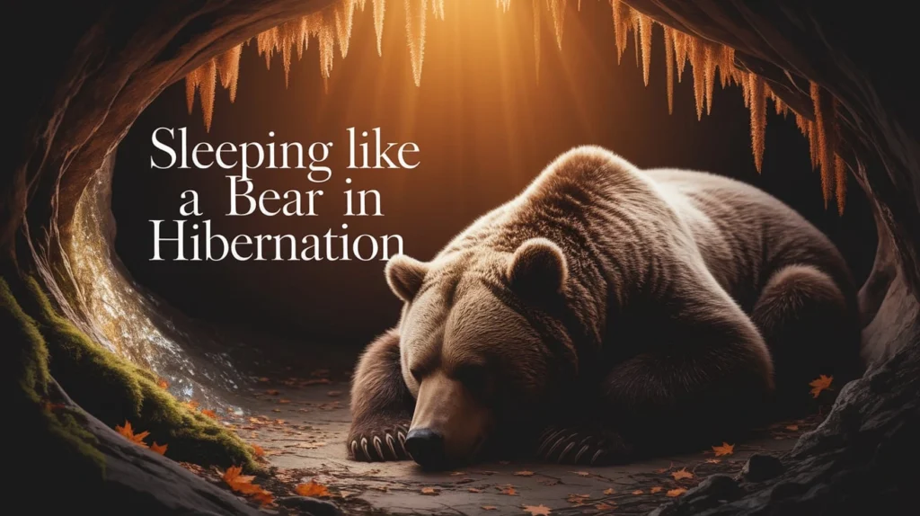 Sleeping Like a Bear in Hibernation