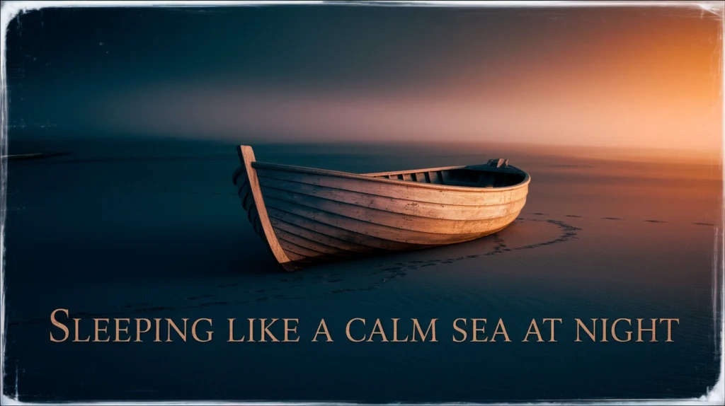 Sleeping Like a Calm Sea at Night