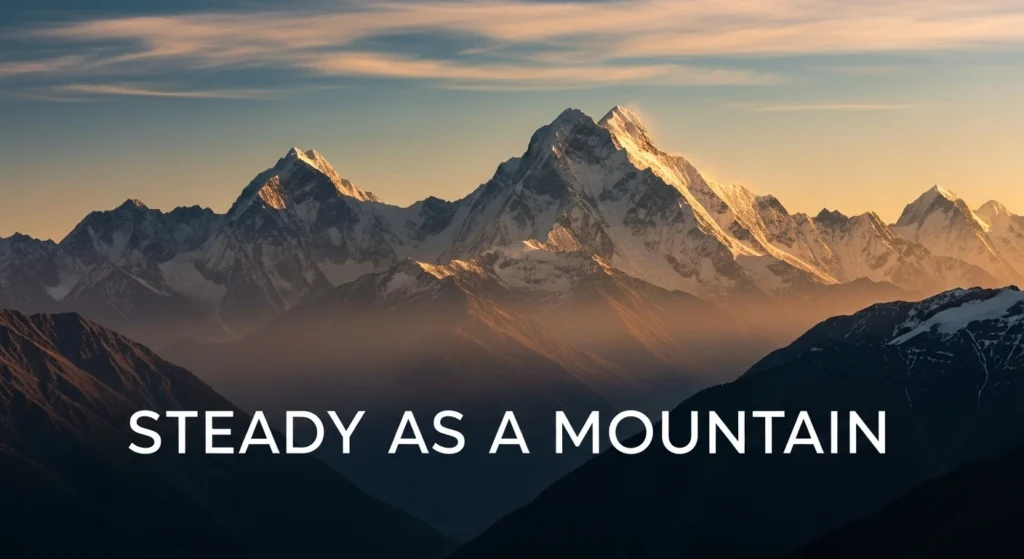 Steady as a Mountain