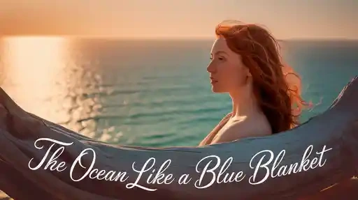 The Ocean Like a Blue Blanket