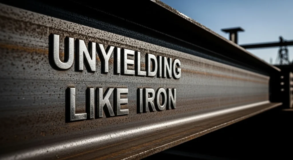 Unyielding Like Iron