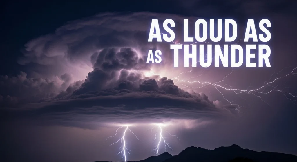 As Loud as Thunder